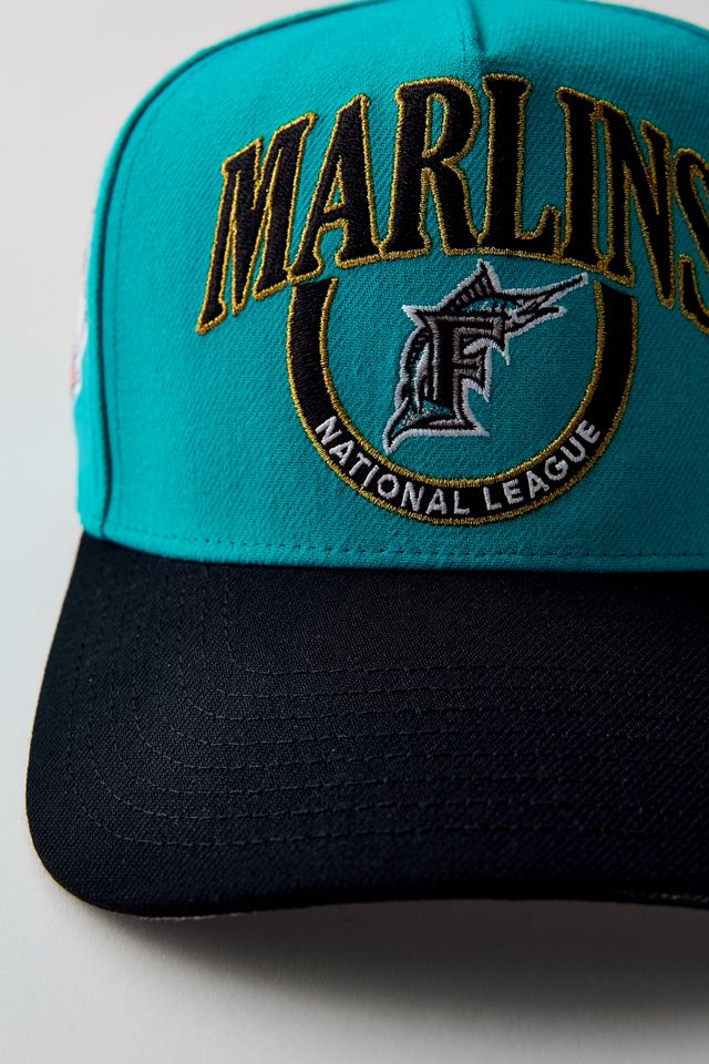 Casquette Pro Snapback MLB des Marlins de Miami Mitchell & Ness #3