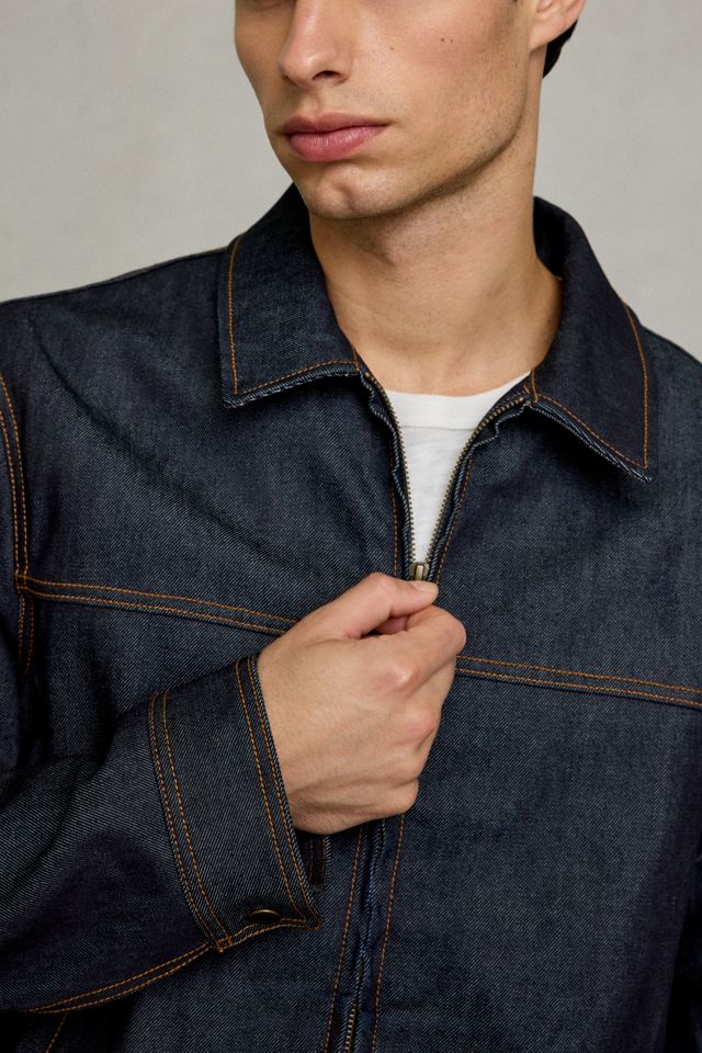 BDG Premium Selvedge Denim Zip Jacket #4