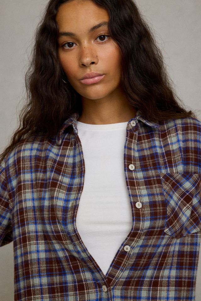 BDG Cabin Charm Cotton Flannel Button-Down Shirt #1