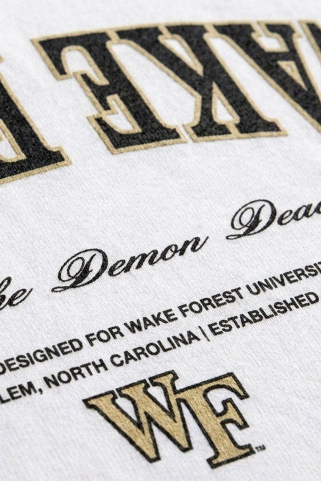 Upside Wake Forest Demon Deacons Oversized Tee #3