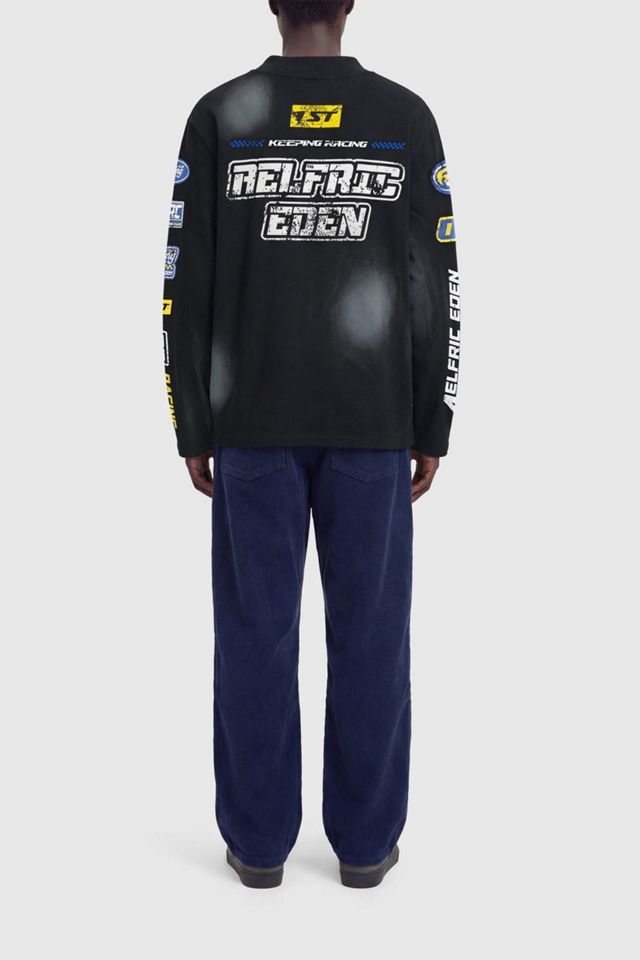 Aelfric Eden Racing Logo Patches Print Long Sleeve Tee #1