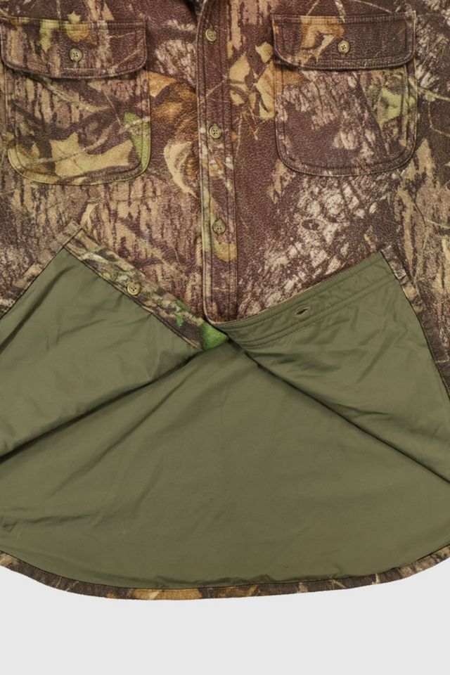 Vintage Cabela's Tree Fleece Camo Button-Down Shirt #4
