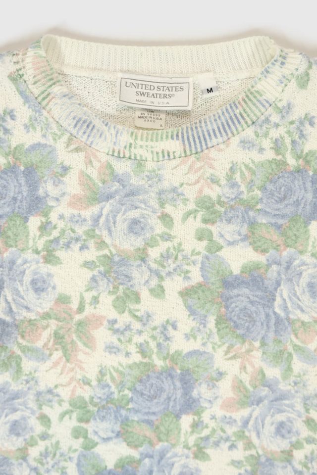 Vintage Floral Knit Top #2