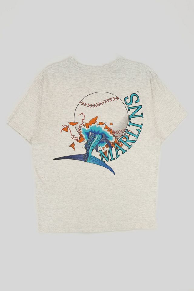 Vintage Florida Marlins MLB Baseball Tee #1