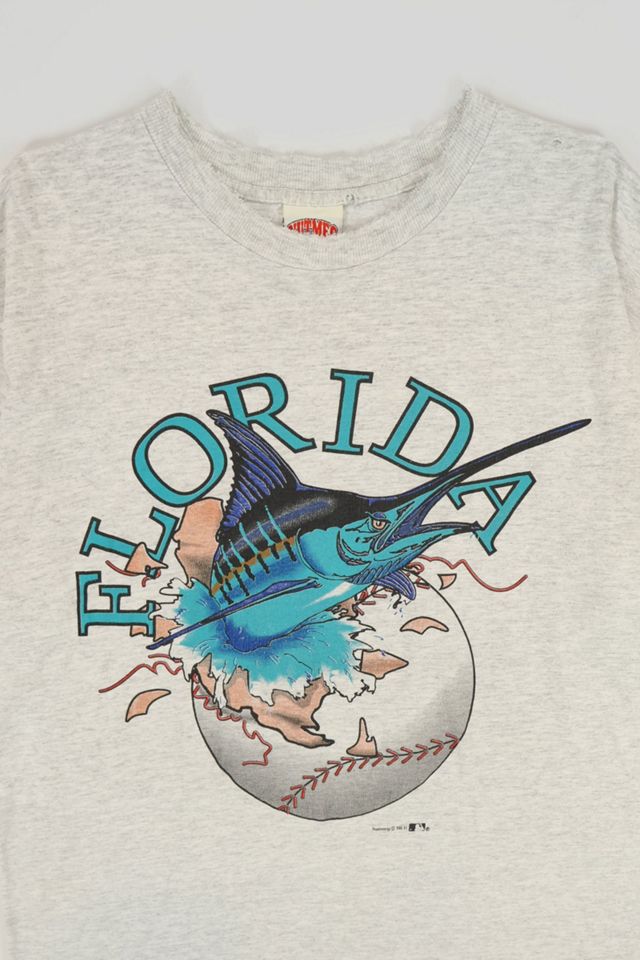 Vintage Florida Marlins MLB Baseball Tee #2