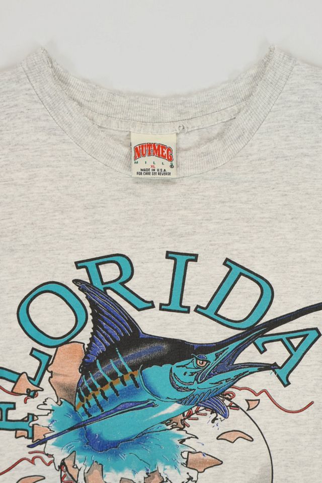 Vintage Florida Marlins MLB Baseball Tee #3