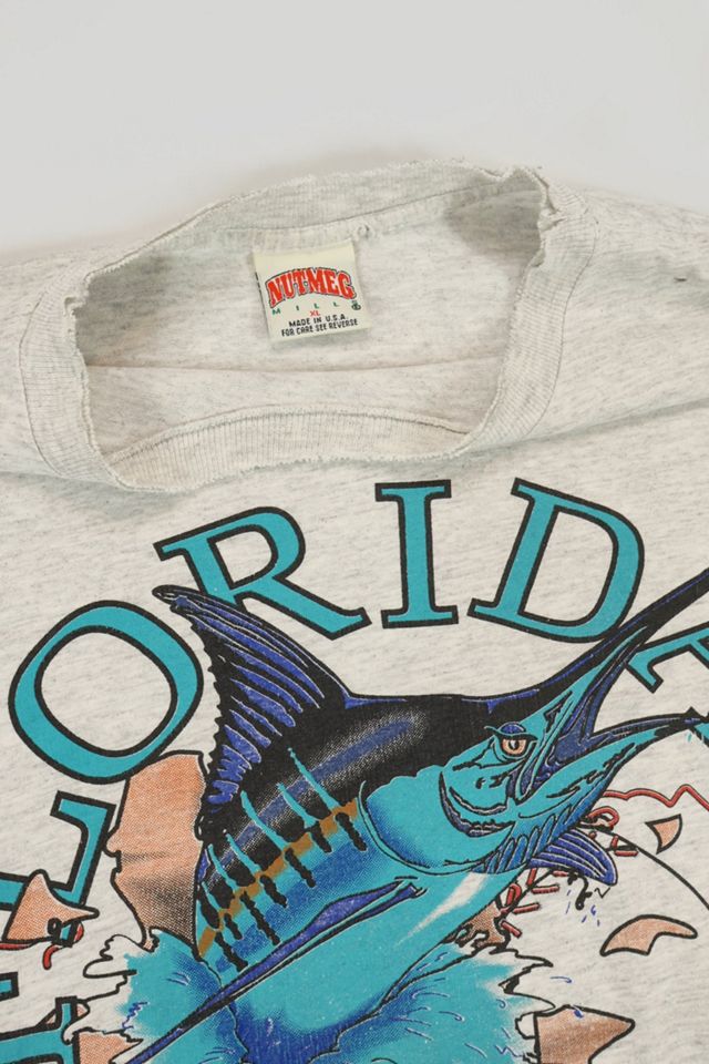 Vintage Florida Marlins MLB Baseball Tee #4