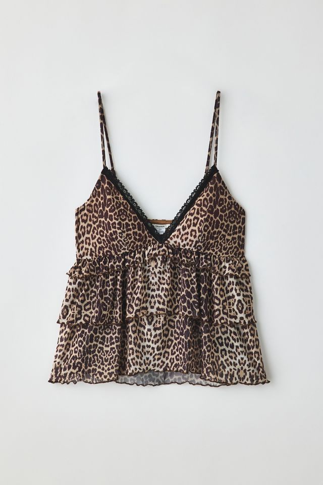Kimchi Blue Marsha Tiered Ruffle Babydoll Cami #5