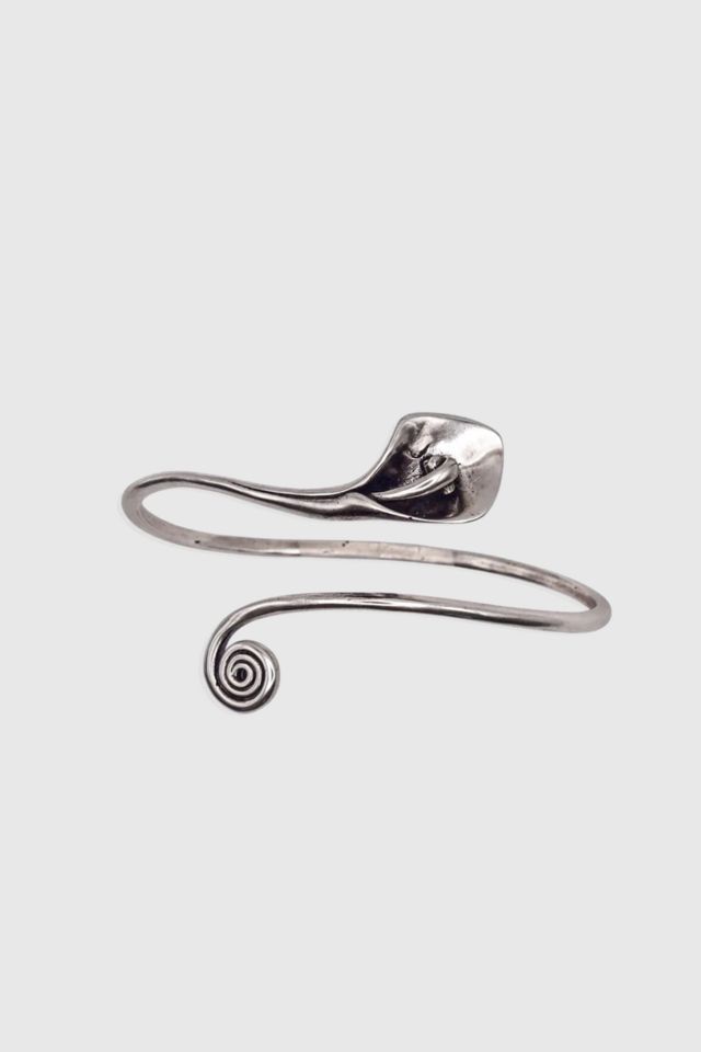 Gemini Jewels Calla Lily Bangle Bracelet #2