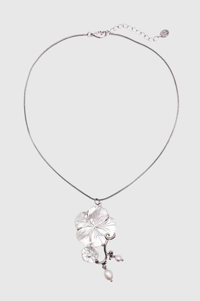 Gemini Jewels Mermaid Treasure Flower Necklace #1