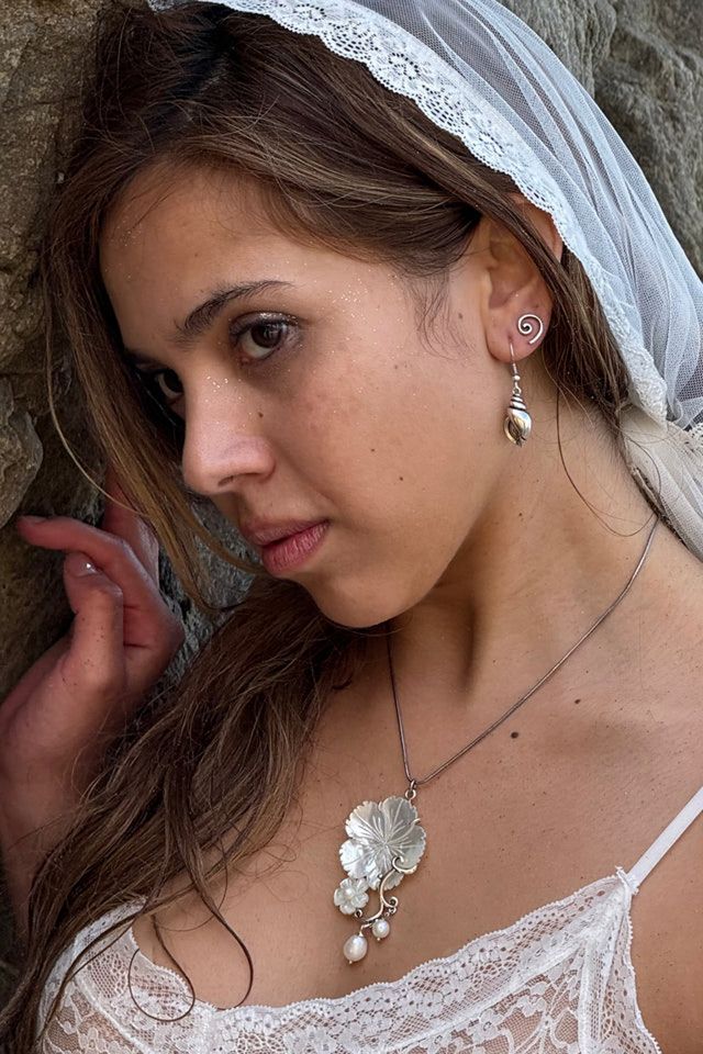 Gemini Jewels Mermaid Treasure Flower Necklace | Urban Outfitters