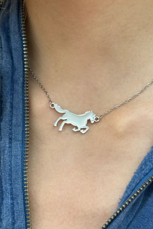 Gemini Jewels Fire Horse Necklace #1