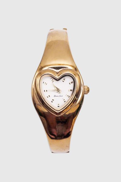 Heart Leather Watch | Urban Outfitters display picture 3
