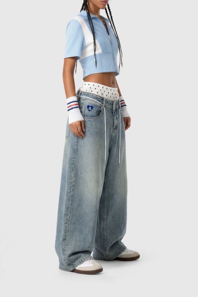 Aelfric Eden Double Waist Super Baggy Jeans #1