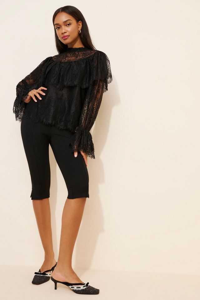 Endless Rose Ruffled Lace Blouse #3