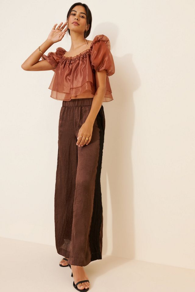 4SI3NNA Organza Baby Doll Top #3