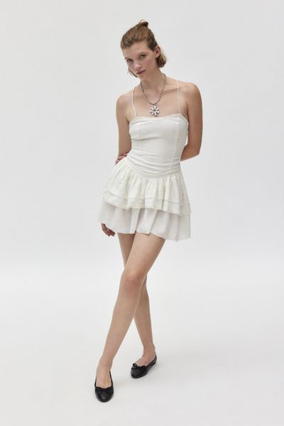 kimchi blue alice lace drop waist mini dress Kimchi Blue Alice Lace Drop Waist Mini Dress
