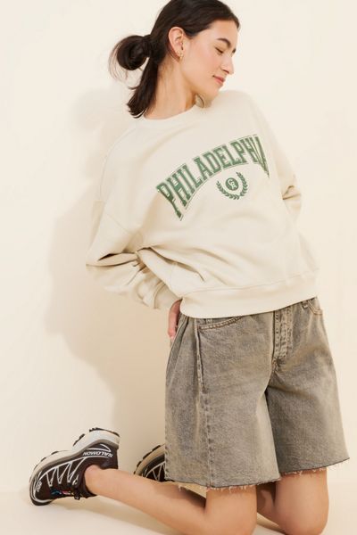 Good American Philadelphia Crewneck Sweatshirt