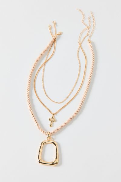 Kara Corded Layering Necklaces Set