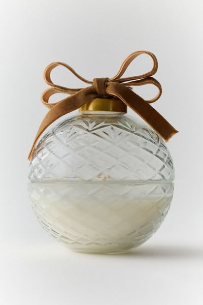 Ornament Diamond Etched 3 oz Scented Candle