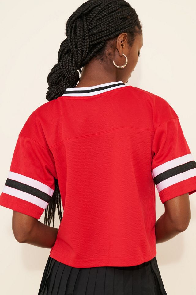 Hype and Vice Ohio State Cropped Football Jersey #1