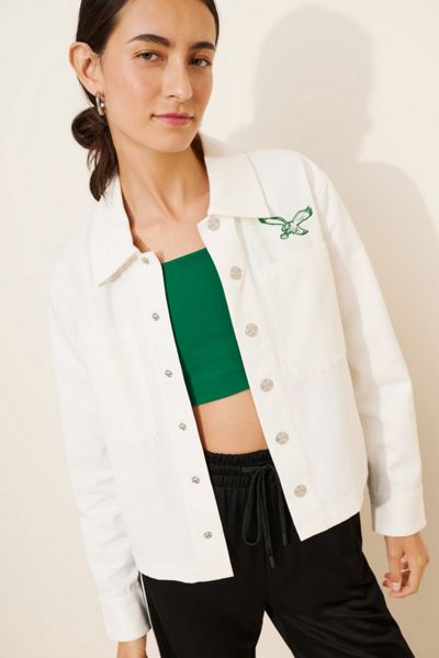 Nuuly x The Wild Collective Philadelphia Eagles Utility Shirt Jacket