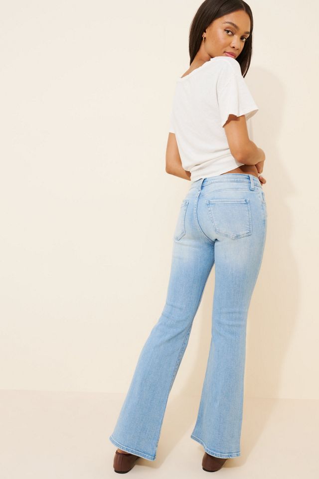JUST BLACK DENIM Low-Rise Flare Jeans #1