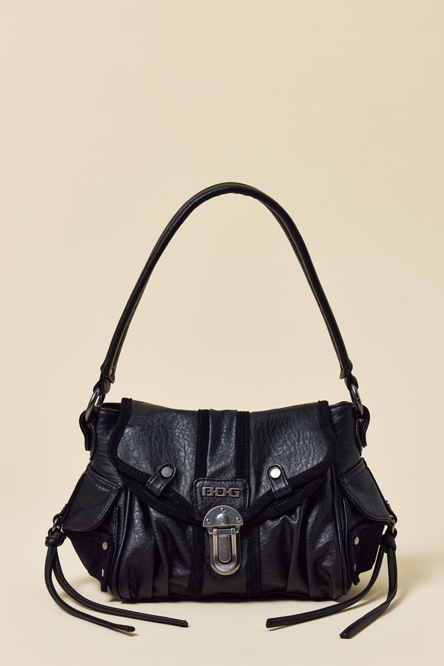 BDG Sophia Buckled Faux Leather Shoulder Bag #1