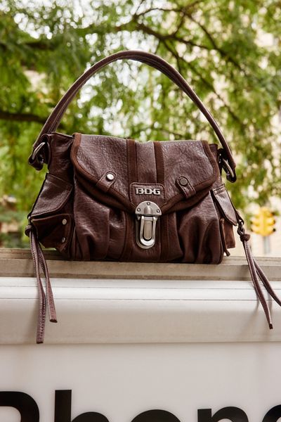Sac à bandoulière en simili cuir à boucle Sophia BDG