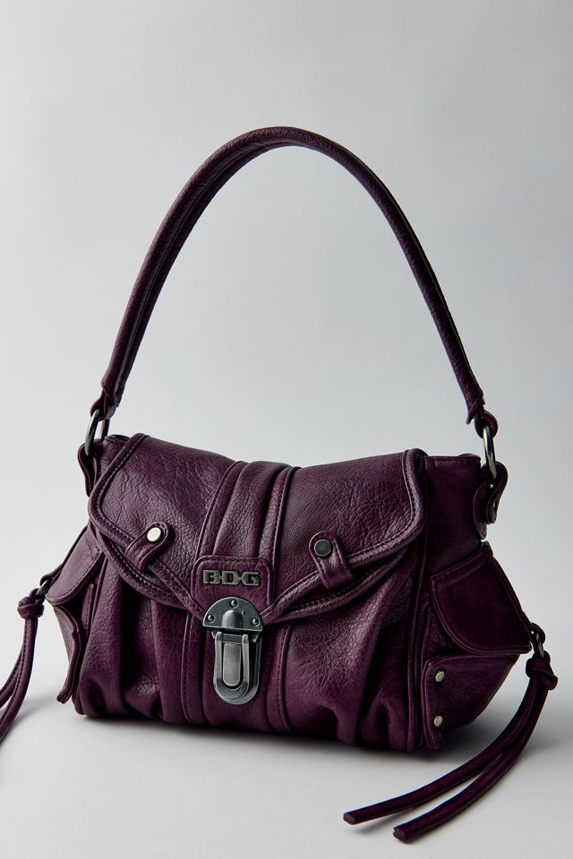 BDG Sophia Buckled Faux Leather Shoulder Bag #1