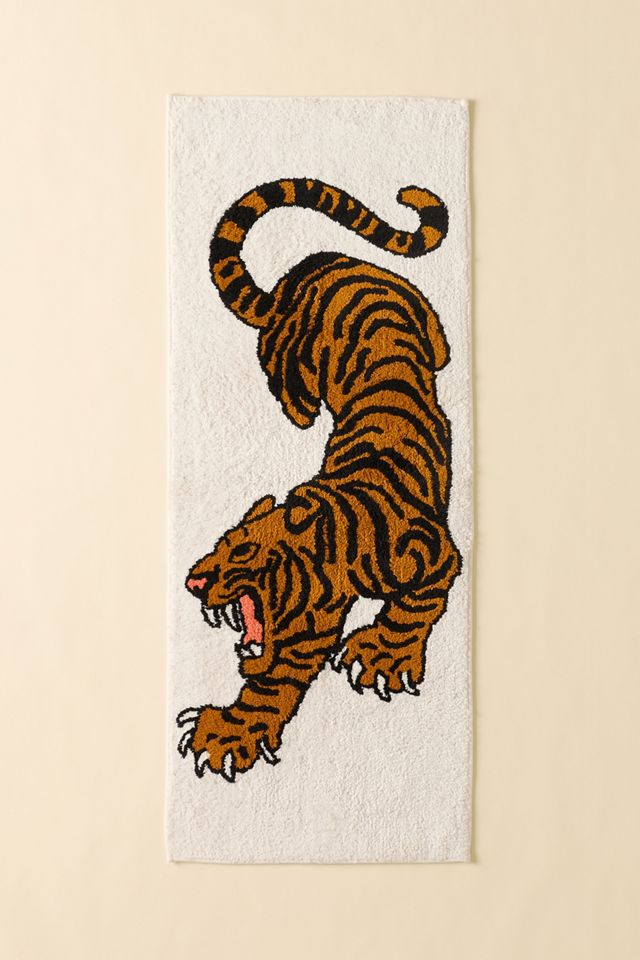 Lewis The Tiger Tufted Runner Bath Mat #1