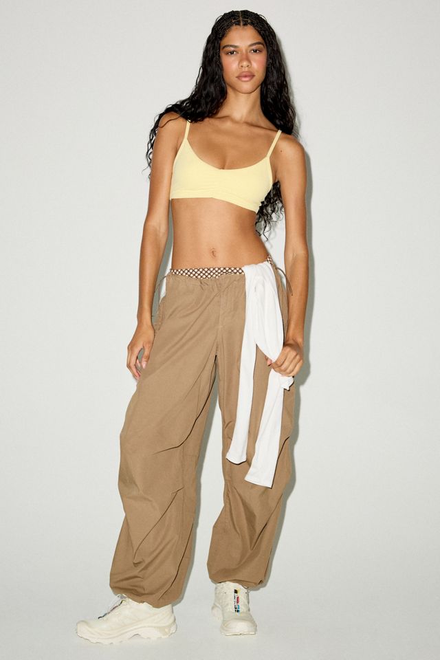 Out From Under Reformer Cinch-Front Sports Bra #1