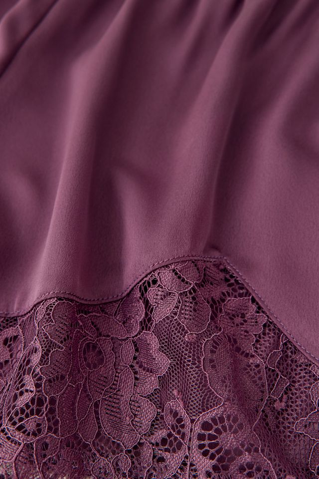 Mini-short en satin avec bordure en dentelle Keepsake Out From Under #4