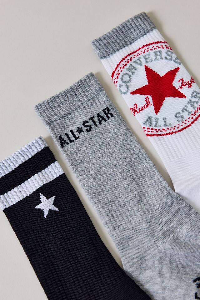 Converse Chuck Patch Crew Socks 3-Pack #1