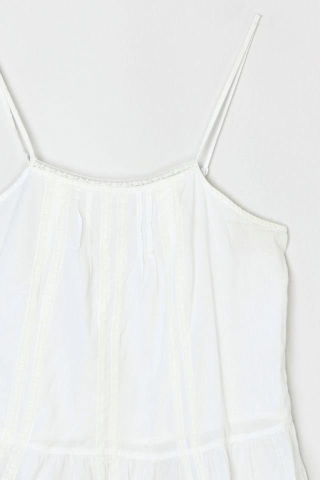 Vintage Y2k Lace-Edged Pleated Top #1