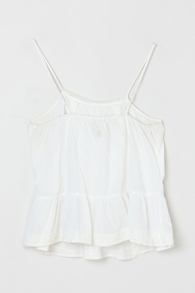 Vintage Y2k Lace-Edged Pleated Top #3