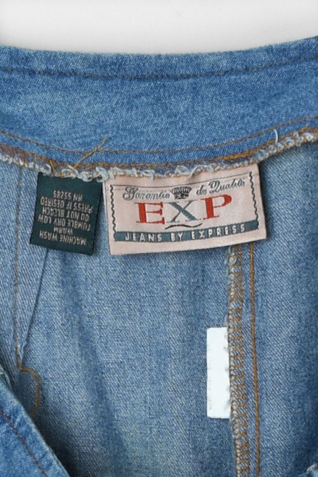 Vintage Y2k Denim Mini Wrap Skort with Tie #3