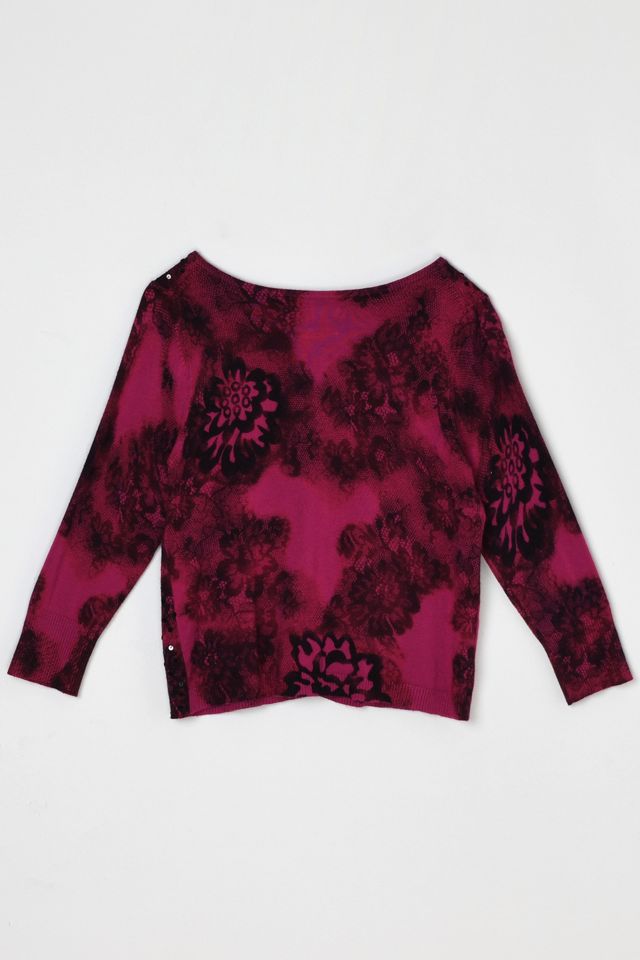 Vintage Y2k Paisley Printed & Sequined Cardigan #2