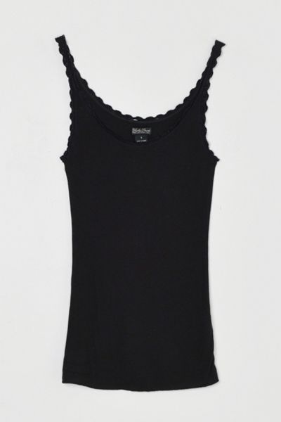 Vintage Y2k Lucky Brand Lace-Edged Tank