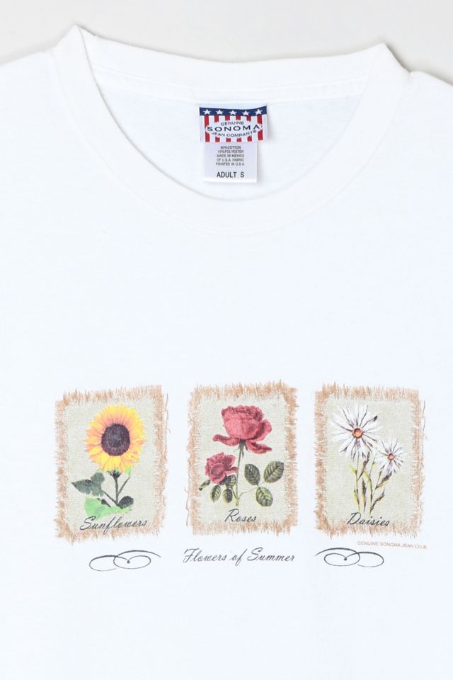 Vintage 90s "Flowers of Summer" T-Shirt #1