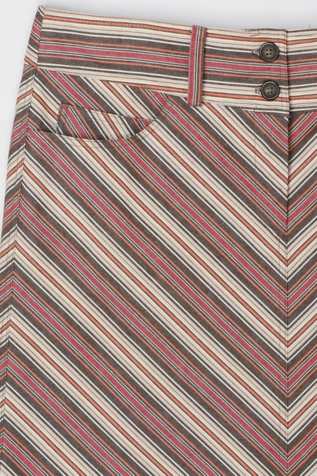 Vintage Y2k Striped Mini Skirt #1