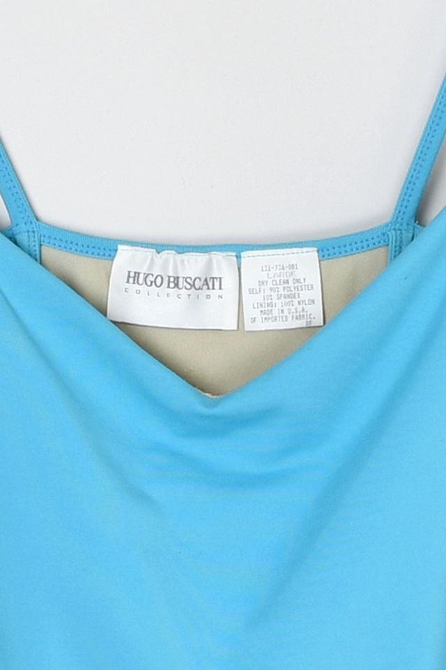 Vintage Y2k Aqua-Blue Dress #2