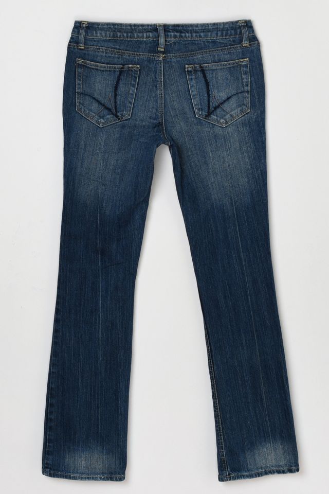 Vintage Y2k Faded Classic Wash Flared Jeans #2