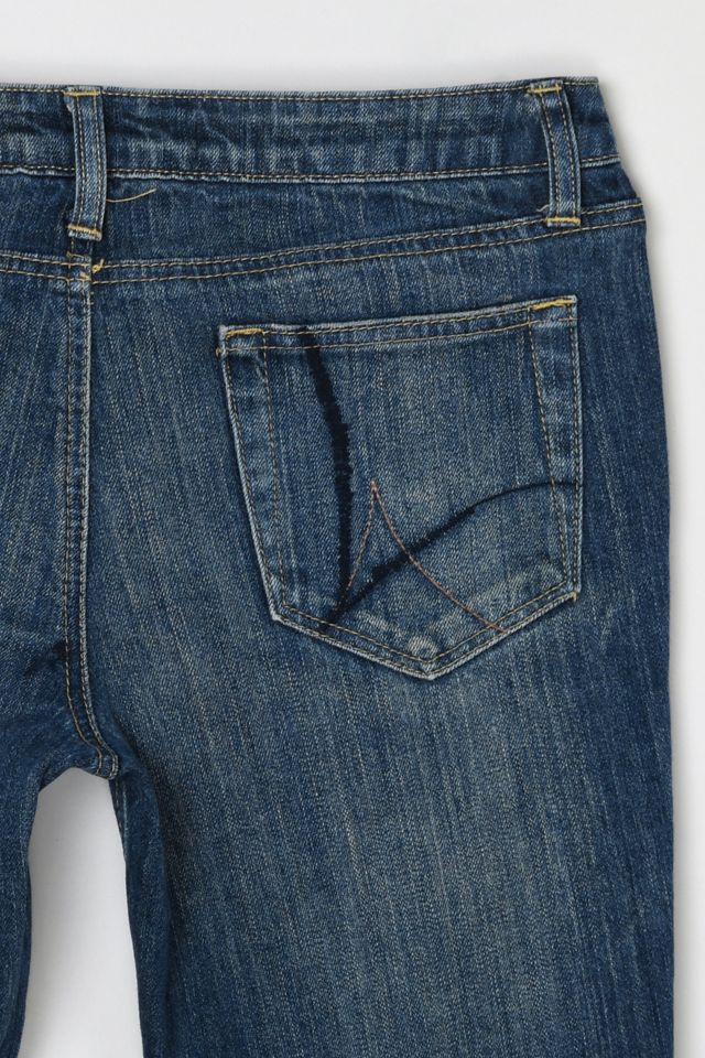 Vintage Y2k Faded Classic Wash Flared Jeans #3