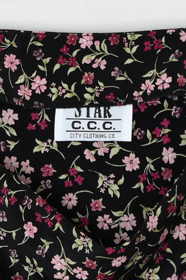 Vintage 90s Flower Print Mini Skirt #3