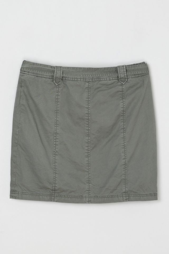 Vintage Y2k Cargo Mini Skirt with Tied Belt #2