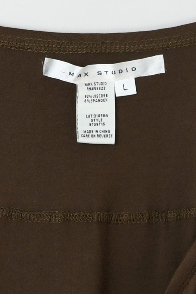 Vintage Y2k Dark Brown Layered Skirt #3