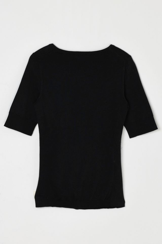 Vintage Y2k Black Short-Sleeve Cardigan #2