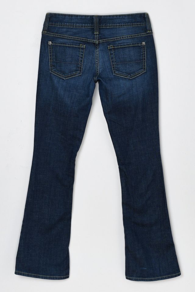 Vintage Y2k Arden B. Contrast-Stitched Flared Low-Rise Jeans #2