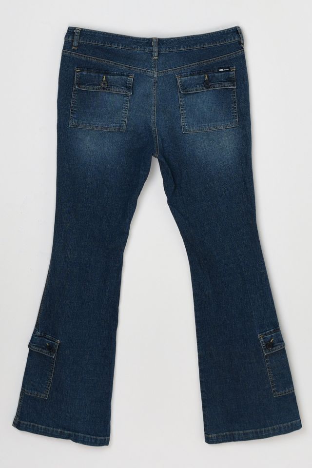 Vintage Y2k Flared Cargo Jeans #2